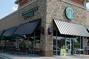 Dany Claeys' Starbucks in Charlotte, NC.
