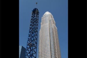 The Bank of America HQ building in Charlotte, NC symbolizes the booming of this southern city (Photo: Dany Claeys)